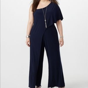 Roz & Ali Blue formal jumpsuit